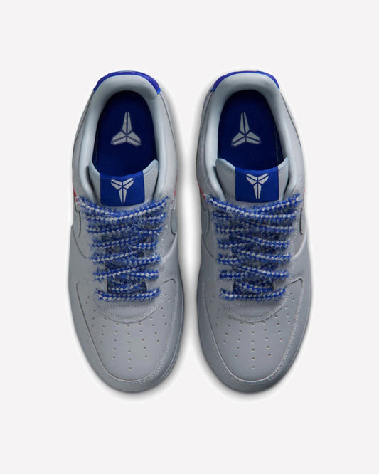 Nike Air Force 1 Low Kobe Bryant Dodgers — detalle del talón