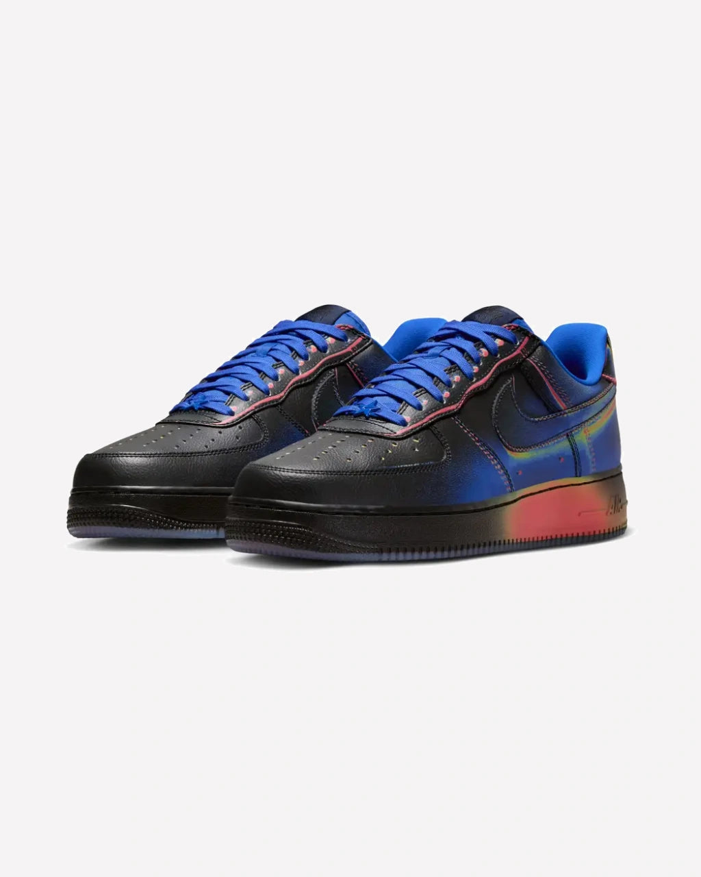 Nike Air Force 1 Low Retro Heat Map Black Racer Blue