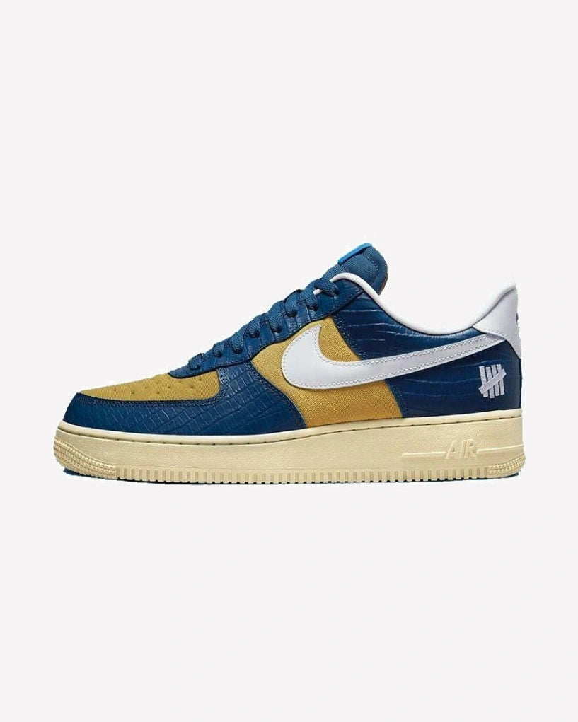 Nike Air Force 1 Low SP Undefeated 5 On It Blue Yellow Croc