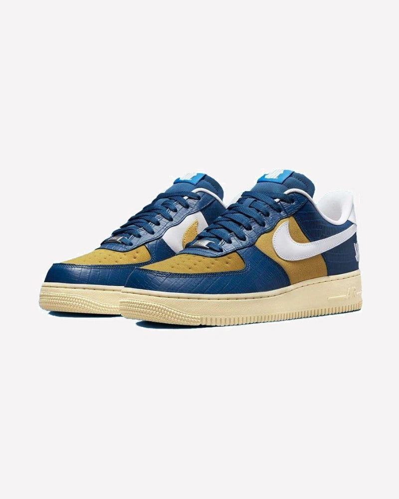 Nike Air Force 1 Low SP Undefeated 5 On It Blue Yellow Croc