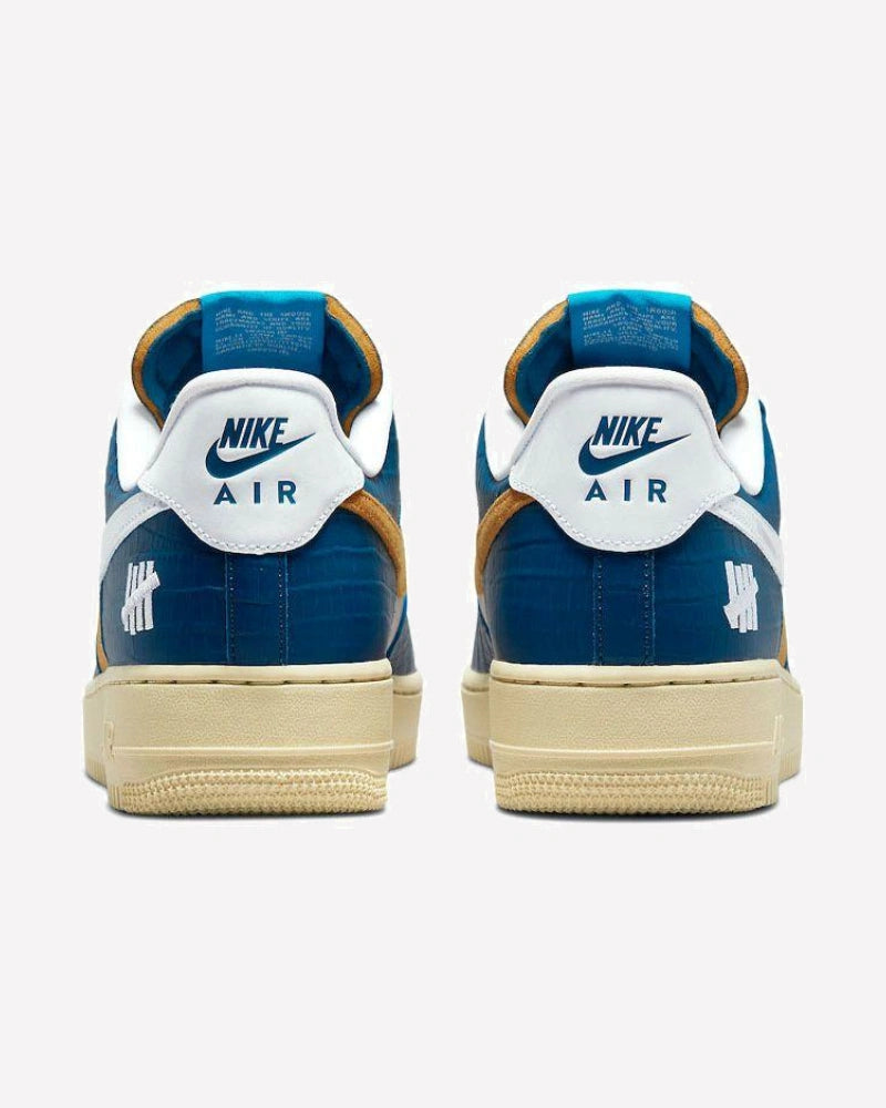 Nike Air Force 1 Low SP Undefeated 5 On It Blue Yellow Croc
