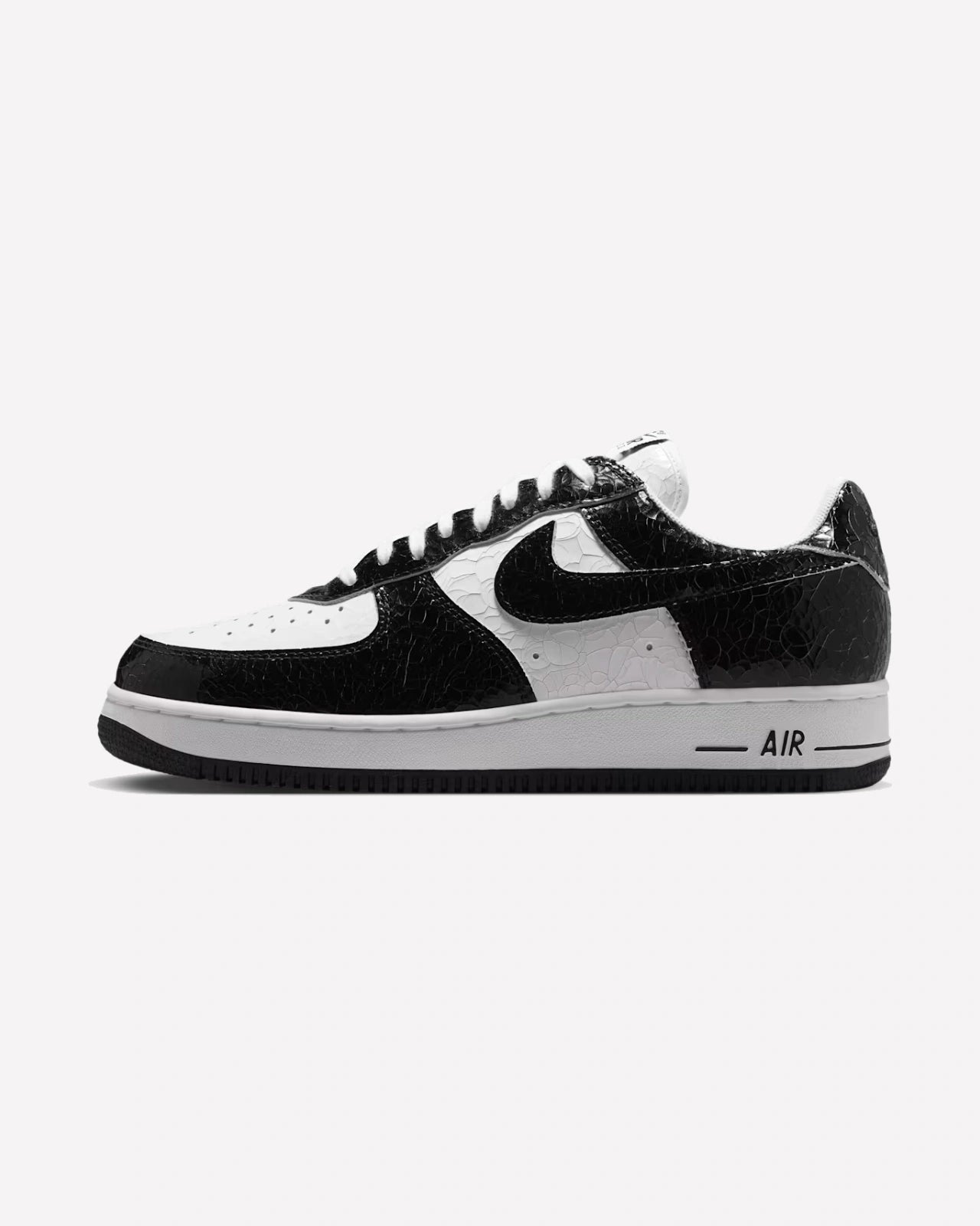 Nike Air Force 1 Low '01 Cracked Leather Black White
