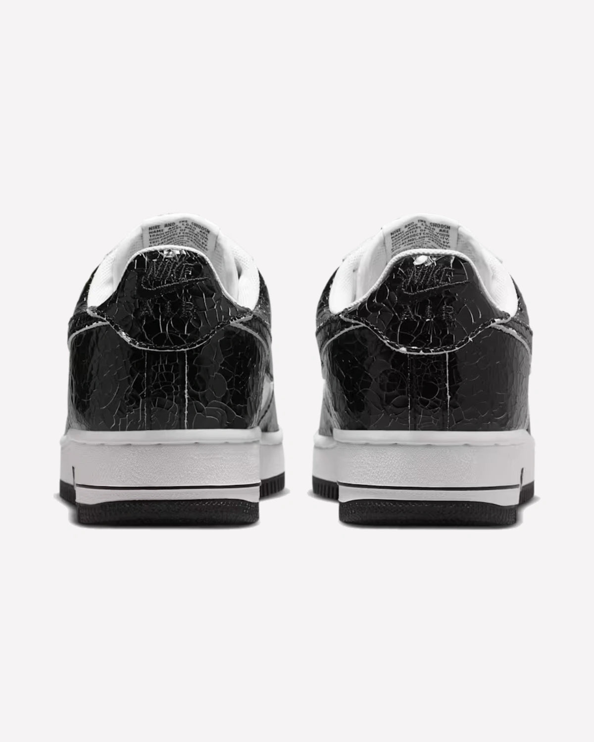 Nike Air Force 1 Low '01 Cracked Leather Black White