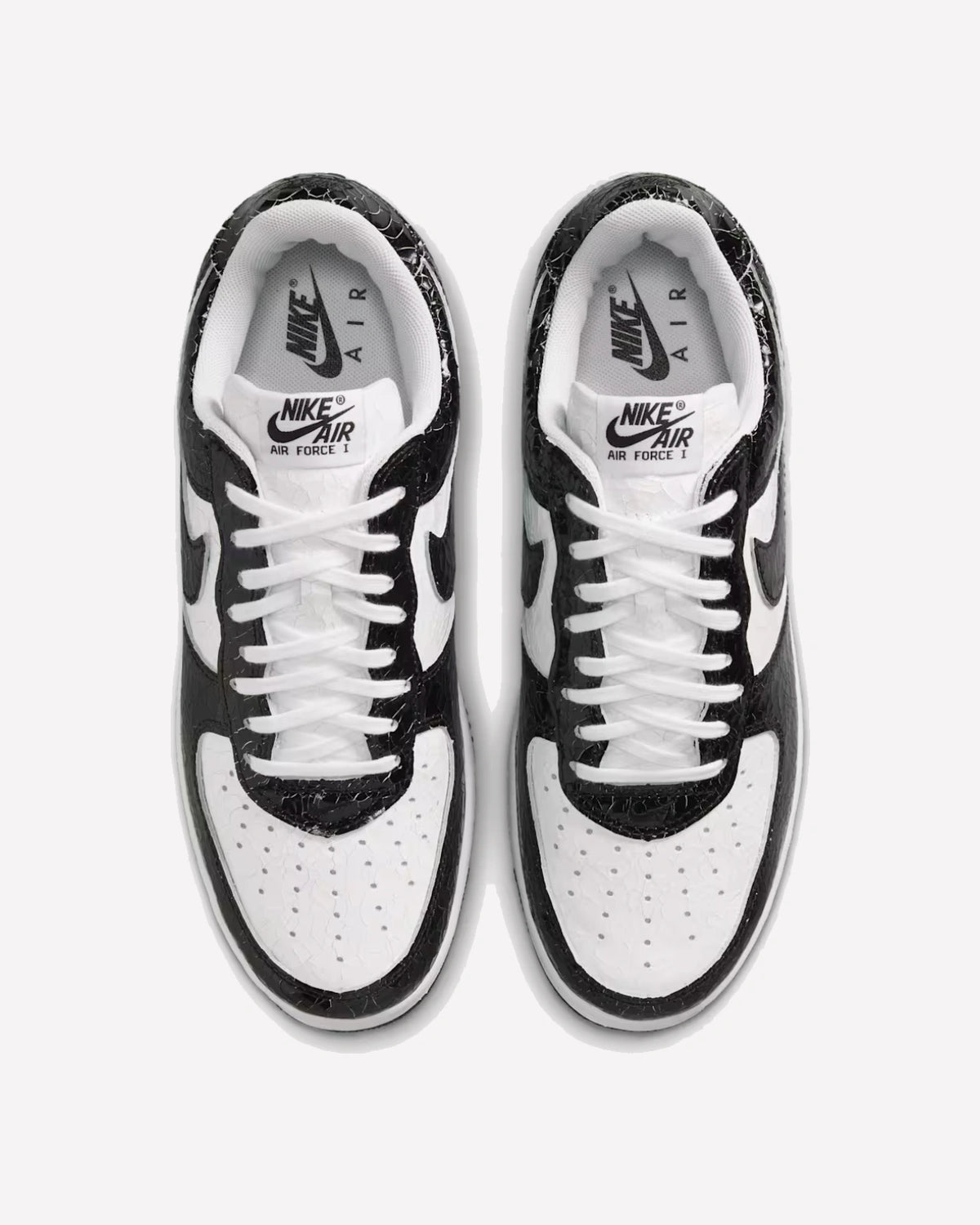 Nike Air Force 1 Low '01 Cracked Leather Black White