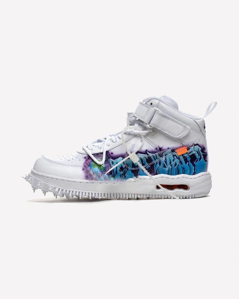 Nike Air Force 1 Mid Off-White Graffiti White