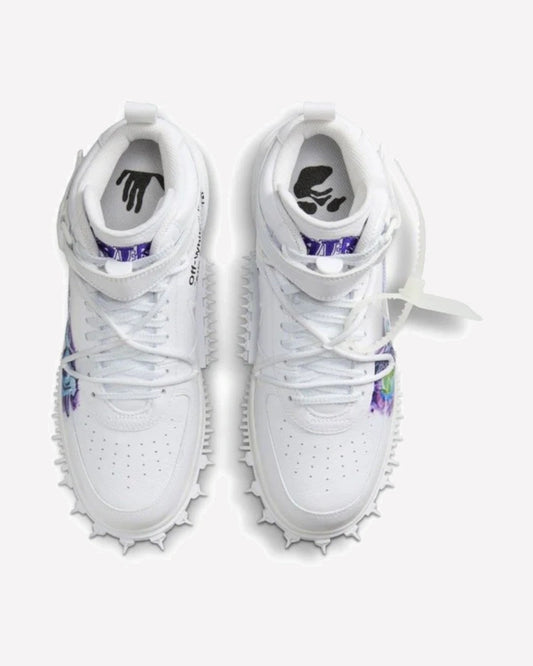 Nike Air Force 1 Mid Off-White Graffiti White