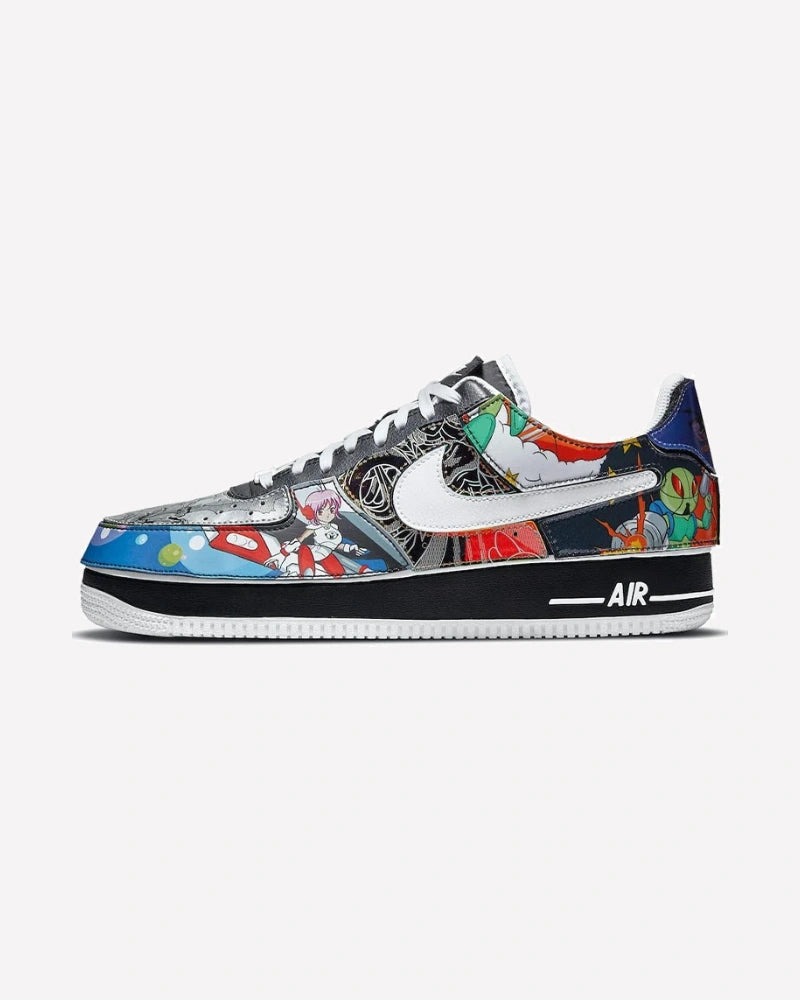 Nike Air Force 1/1 Low Mighty Swooshers — Vista lateral del par