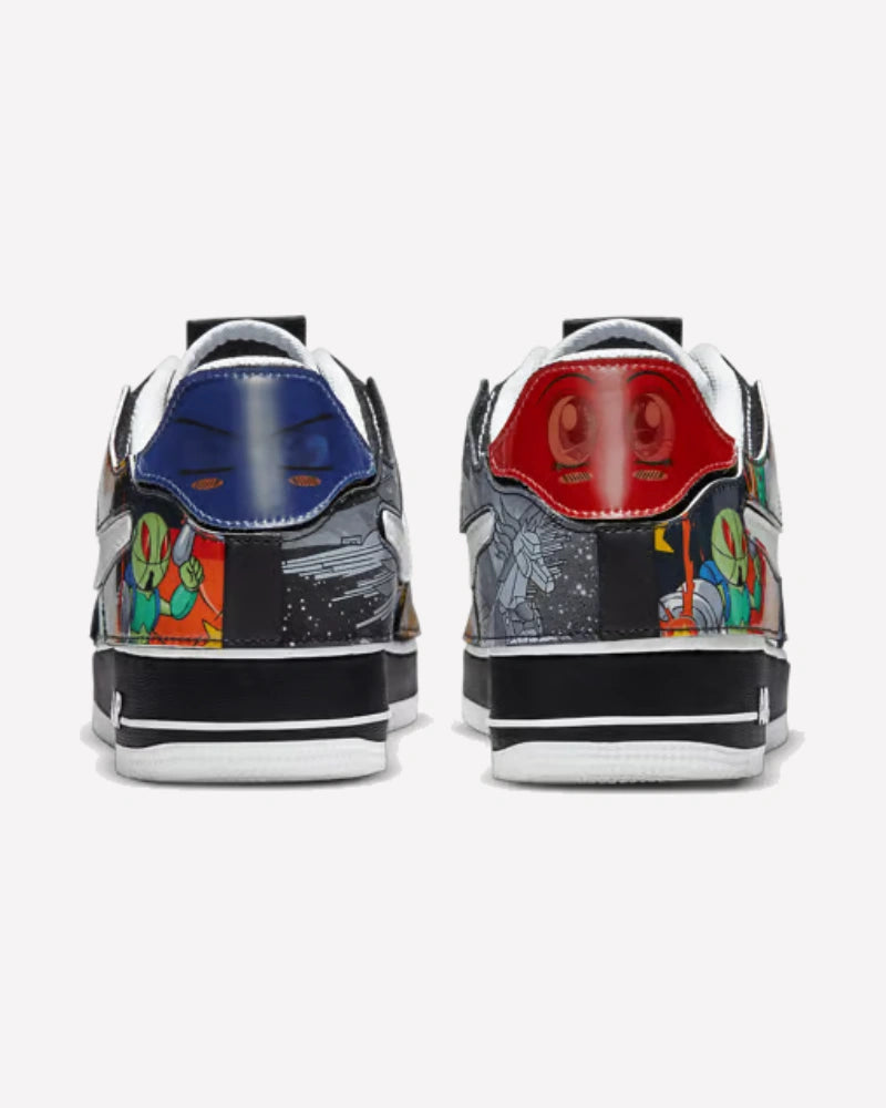 Nike Air Force 1/1 Low Mighty Swooshers — Detalle del lateral izquierdo