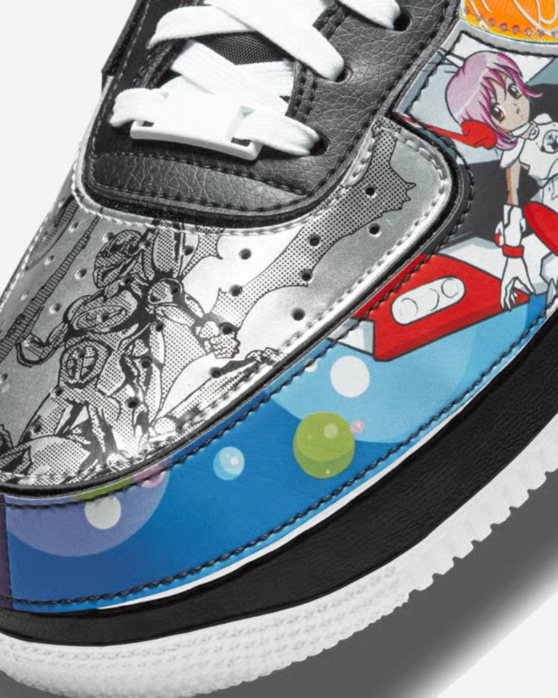 Nike Air Force 1/1 Low Mighty Swooshers — Detalle del talón