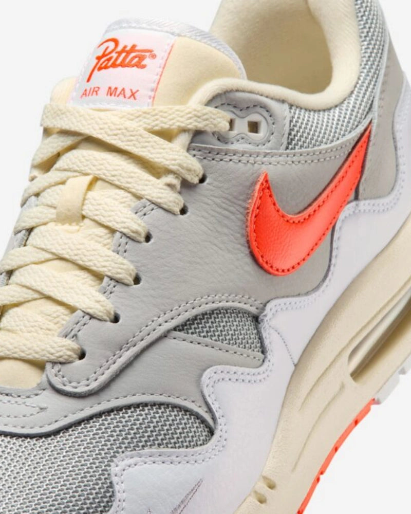 Nike Air Max 1 Patta Waves White Hyper Crimson