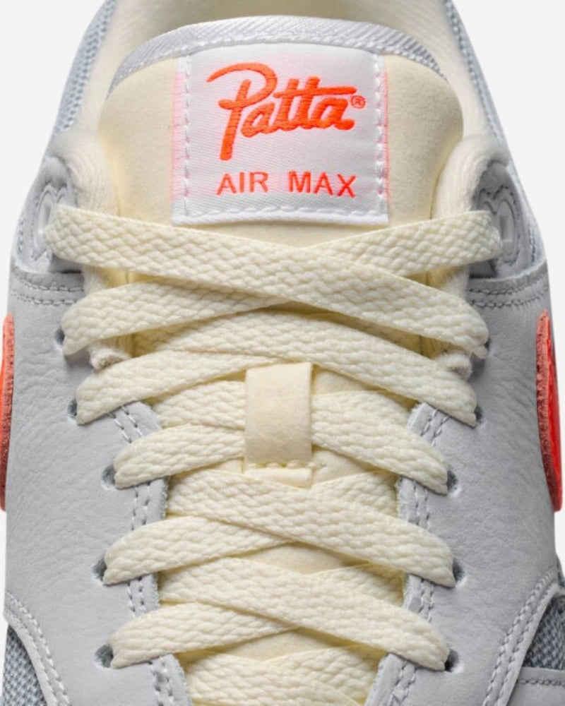Nike Air Max 1 Patta Waves White Hyper Crimson