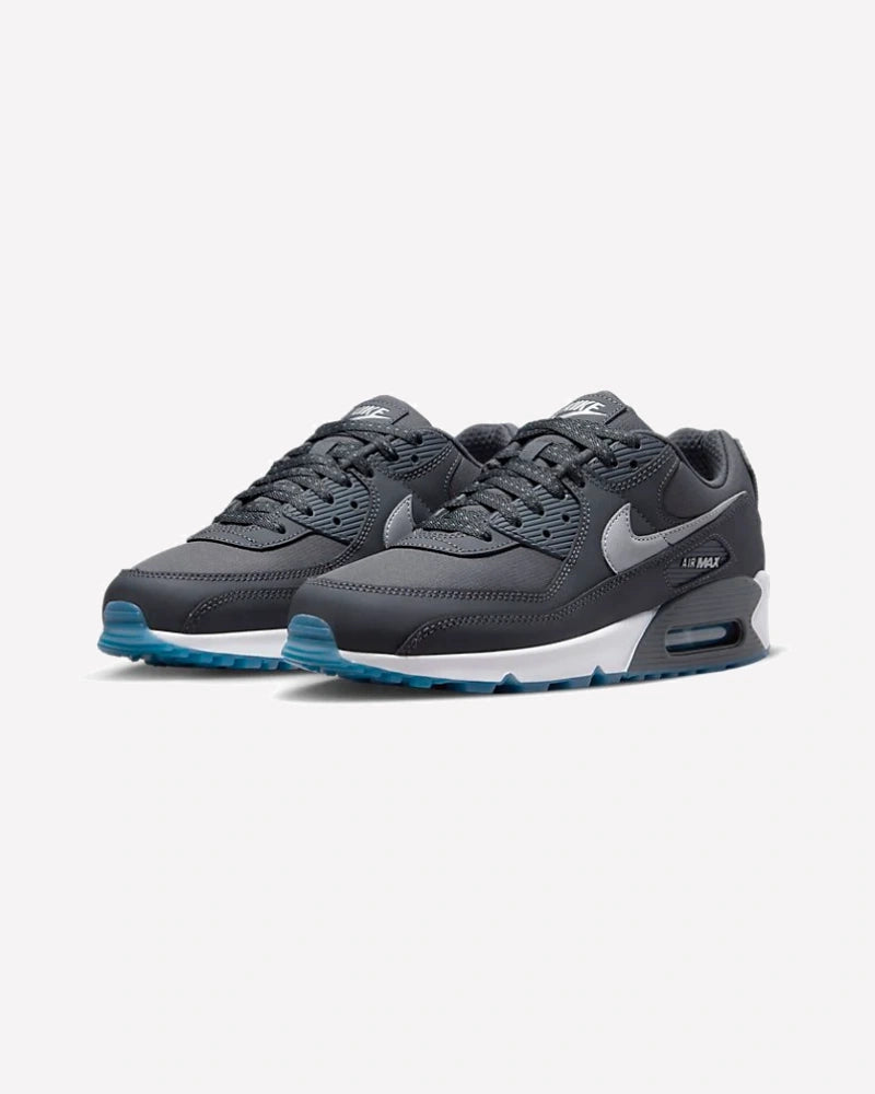 Nike Air Max 90 Reflective Swoosh Anthracite Industrial Blue