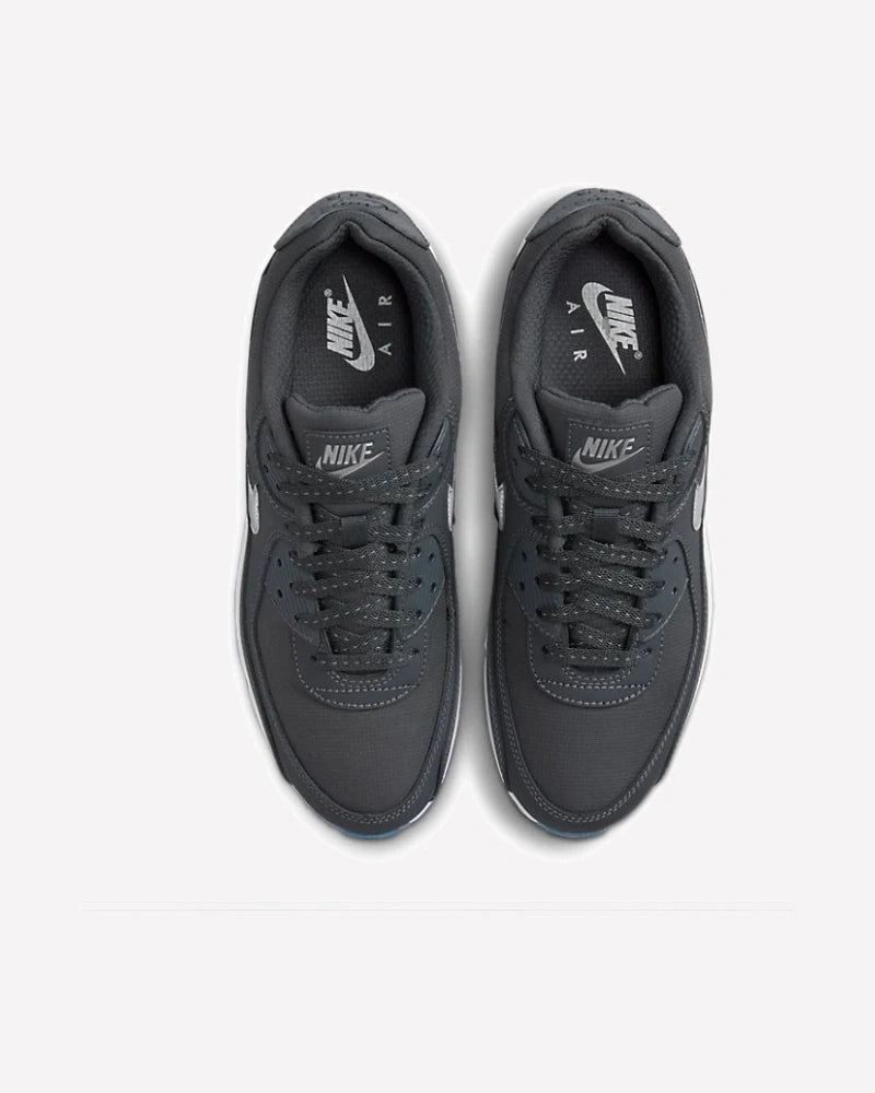 Nike Air Max 90 Reflective Swoosh Anthracite Industrial Blue