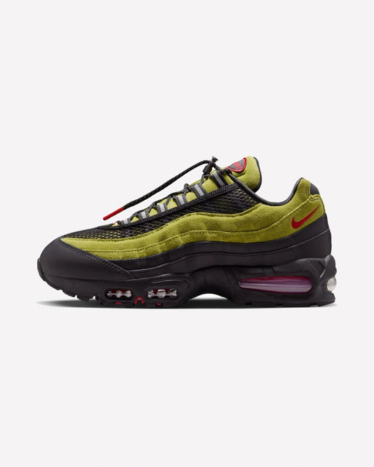 Nike Air Max 95 Big Bubble Aya Brown Atomic Green — vista lateral