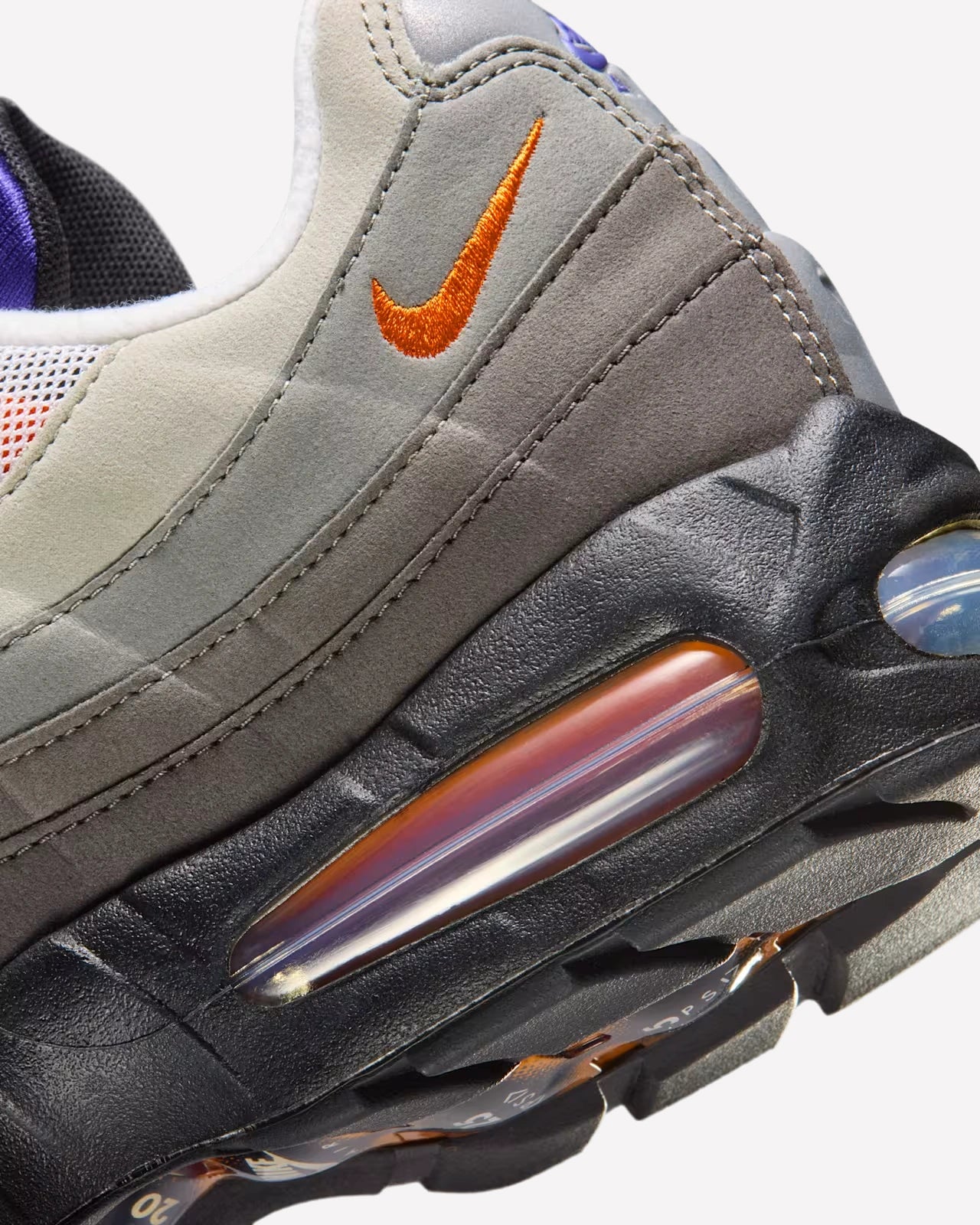 Nike Air Max 95 Premium Greedy (2026) — detalle de la puntera