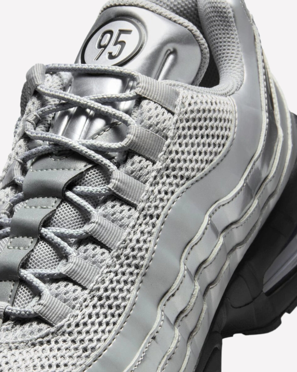 Nike Air Max 95 SE Big Bubble Total 90 Metallic Silver