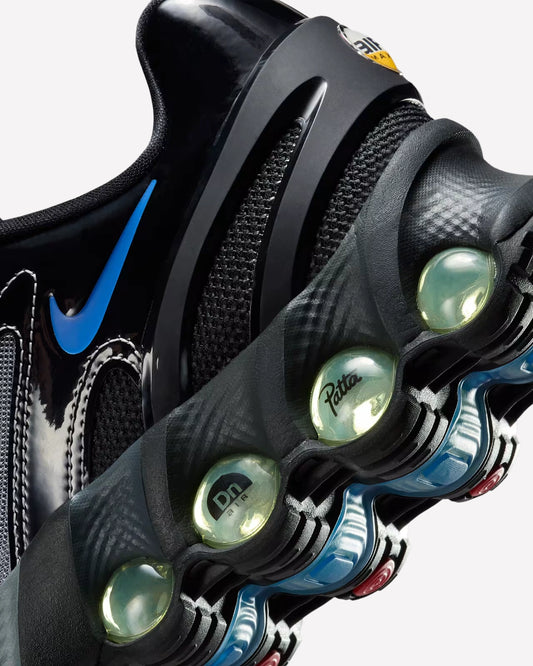 Nike Air Max Dn8 Patta Black Metallic Silver