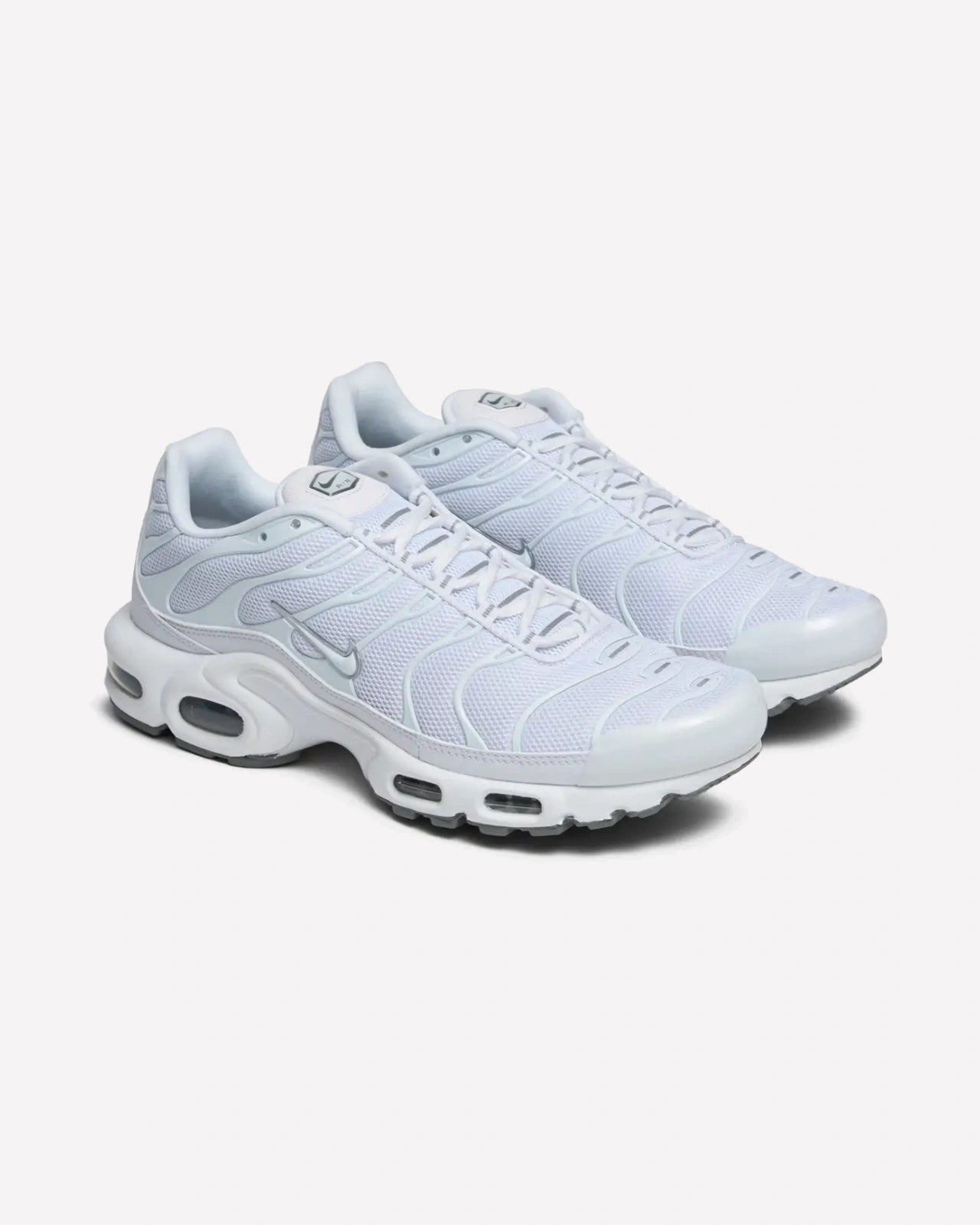 Nike Air Max Plus White — vista superior