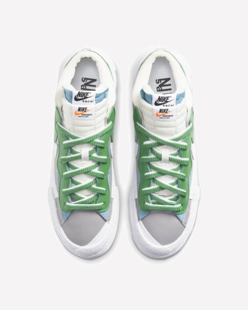 Nike Blazer Low sacai Medium Grey Classic Green