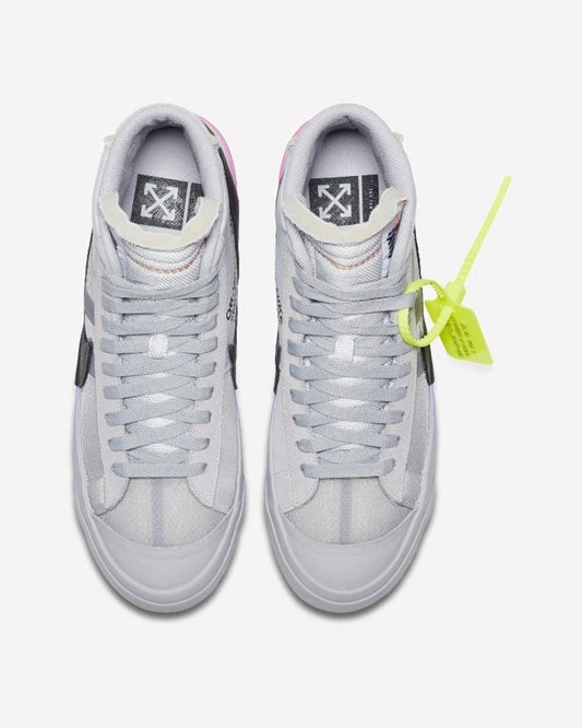 Nike Blazer Mid Off-White Wolf Grey Serena Queen