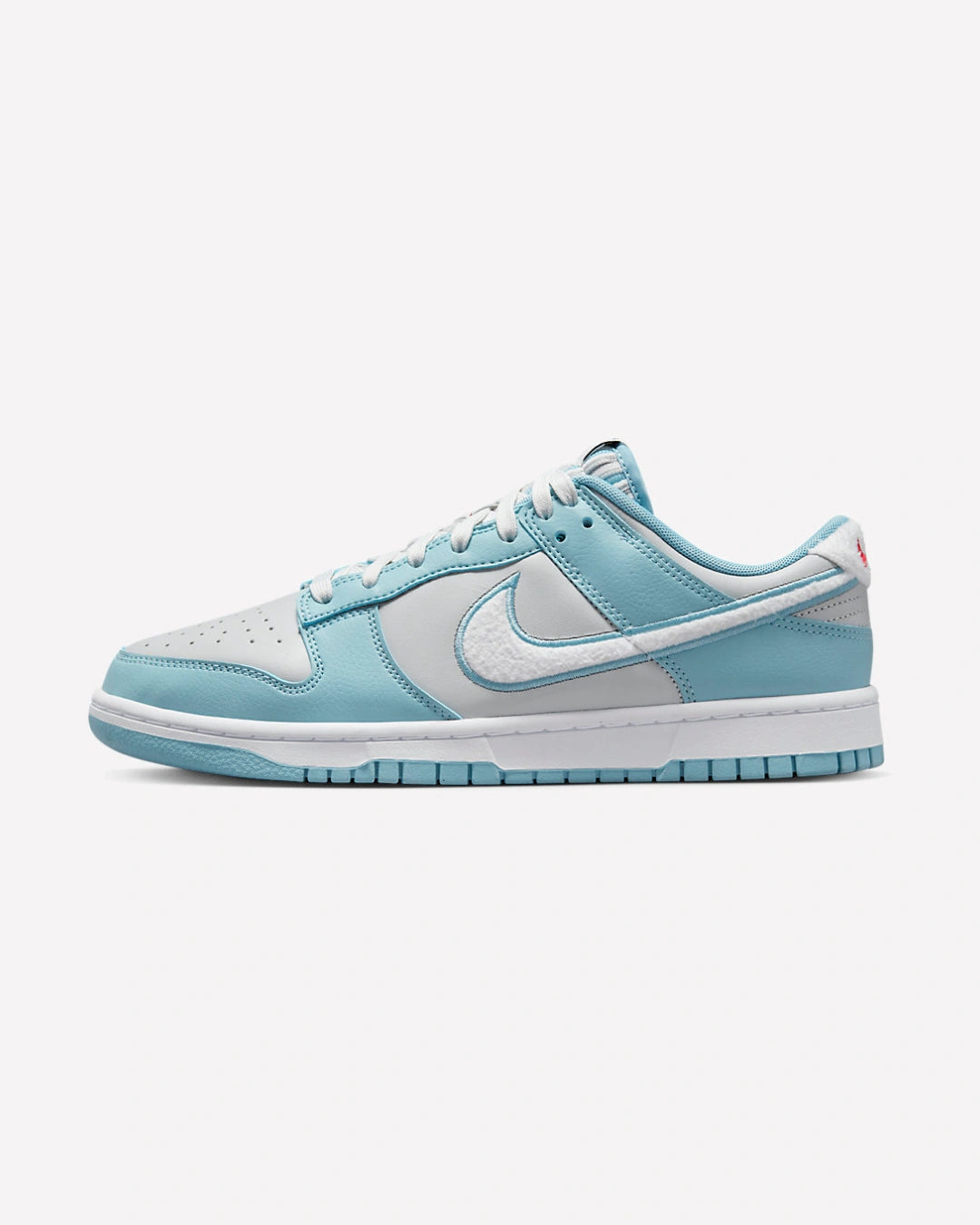 Nike Dunk Low Retro Fleece Swoosh Worn Blue
