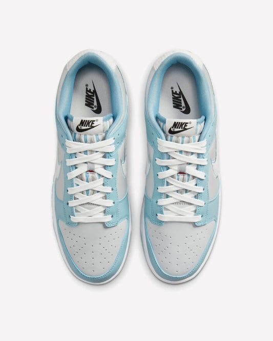 Nike Dunk Low Retro Fleece Swoosh Worn Blue