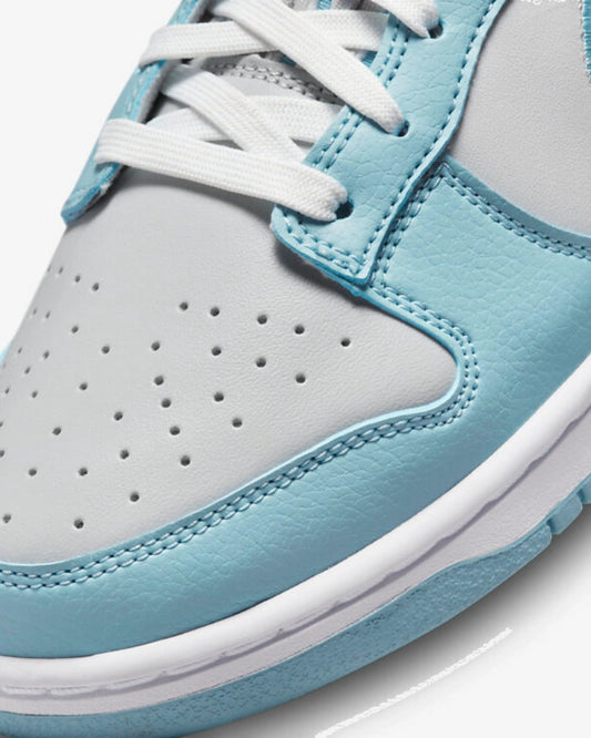 Nike Dunk Low Retro Fleece Swoosh Worn Blue