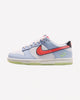 Nike Dunk Low Smiley Swoosh White Hydrogen Blue Crimson (GS)