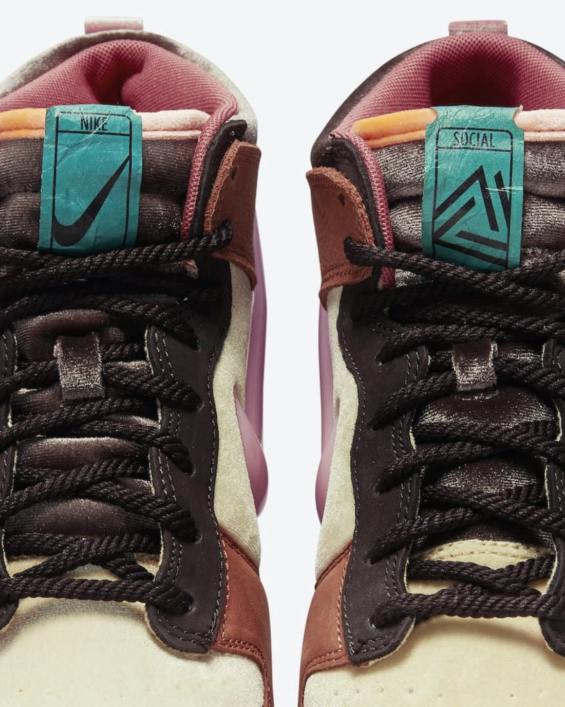 Nike Dunk Mid Social Status Free Lunch Chocolate Milk