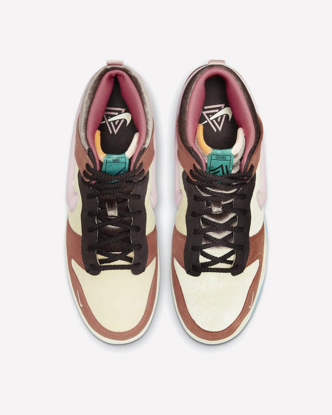 Nike Dunk Mid Social Status Free Lunch Chocolate Milk