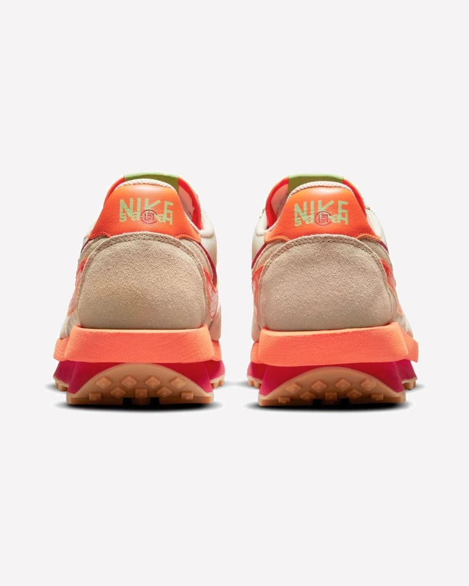 Nike LD Waffle sacai CLOT Kiss of Death Net Orange Blaze