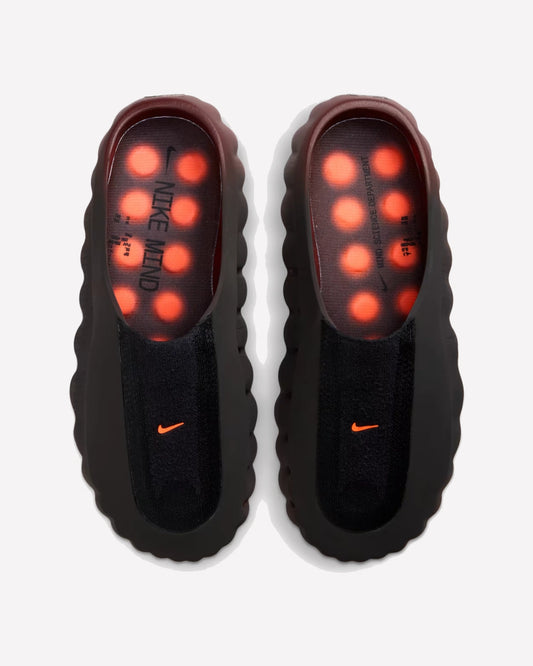 Nike Mind 001 Flyknit Slide Bronze Eclipse Total Orange