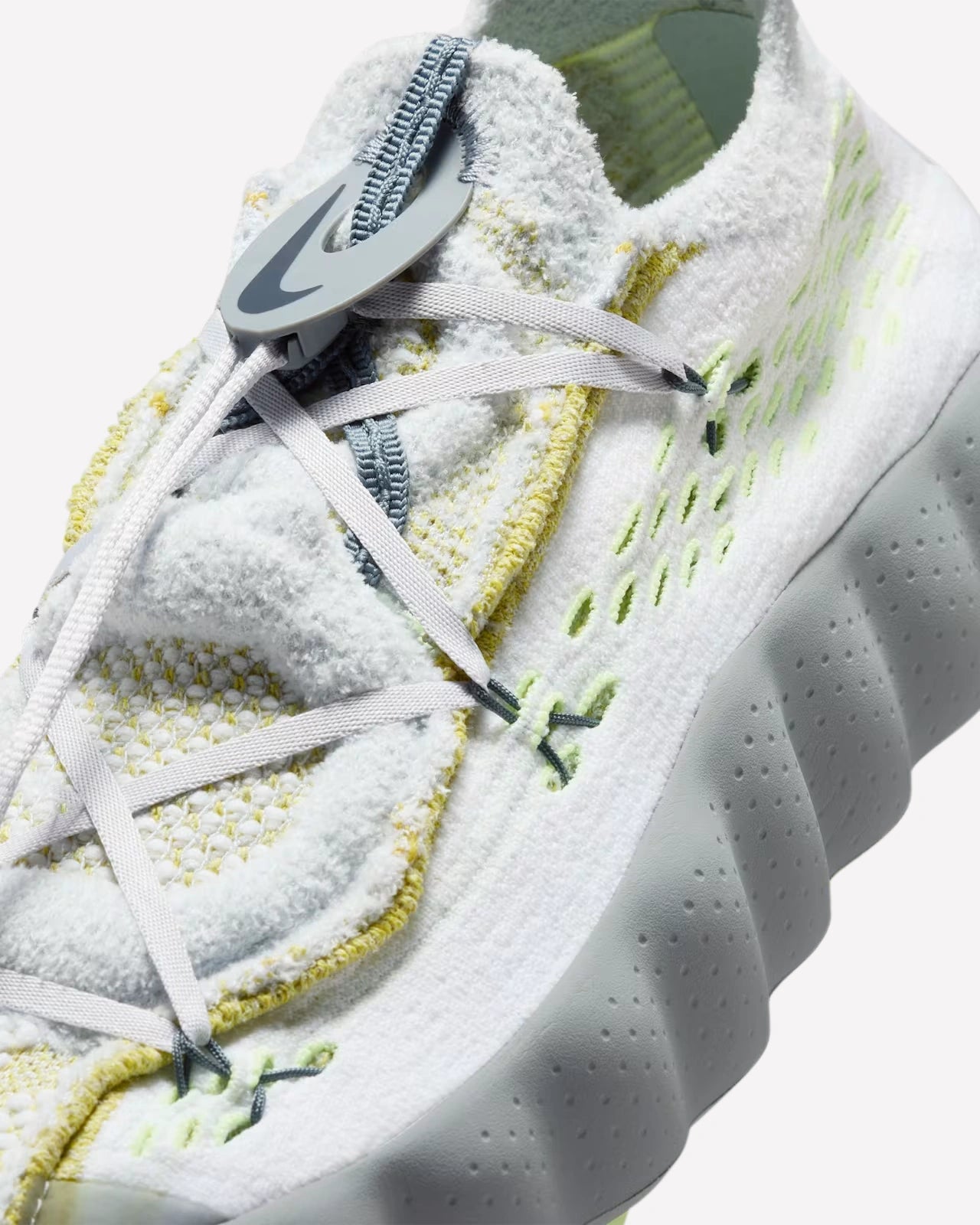 Nike Mind 002 Flyknit White Dark Grey Volt