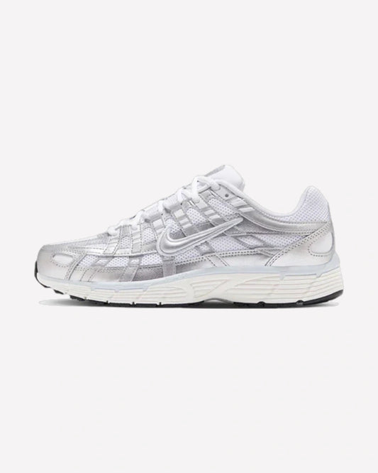 Nike P-6000 White Blue Tint Sail Metallic Silver