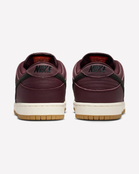 Nike SB Dunk Low Pro Burgundy Crush — vista superior