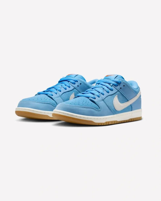 Nike SB Dunk Low Pro University Blue Gum — vista superior
