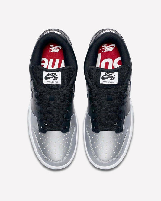 Nike SB Dunk Low Supreme Jewel Swoosh Silver