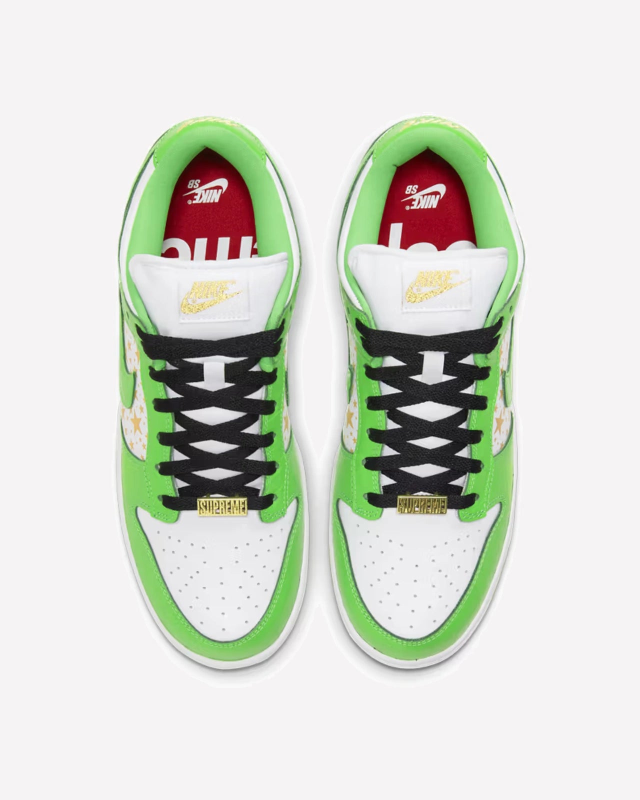 Nike SB Dunk Low Supreme Stars Mean Green