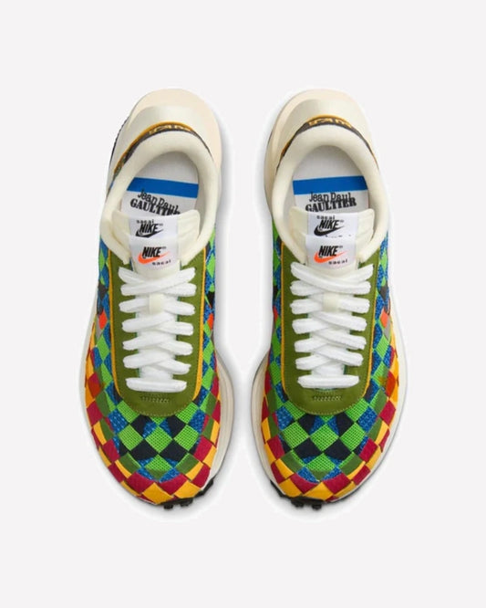 Nike VaporWaffle Woven sacai Jean Paul Gaultier Green Gusto