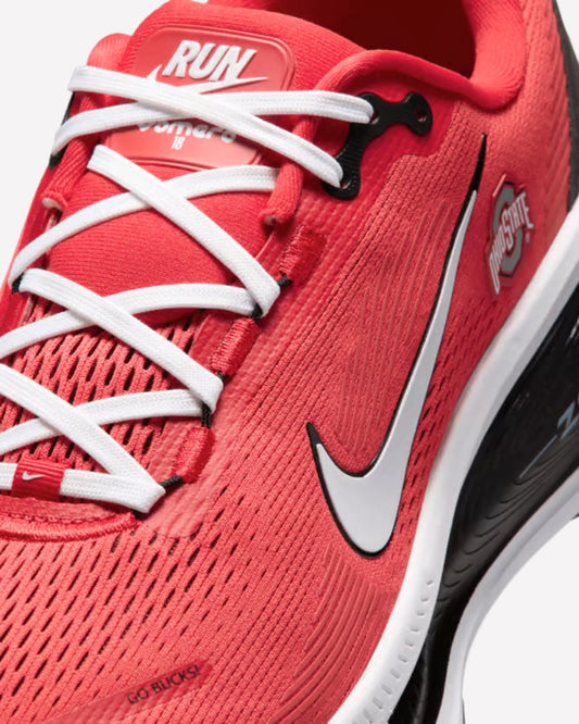Nike Vomero 18 Ohio State — vista superior