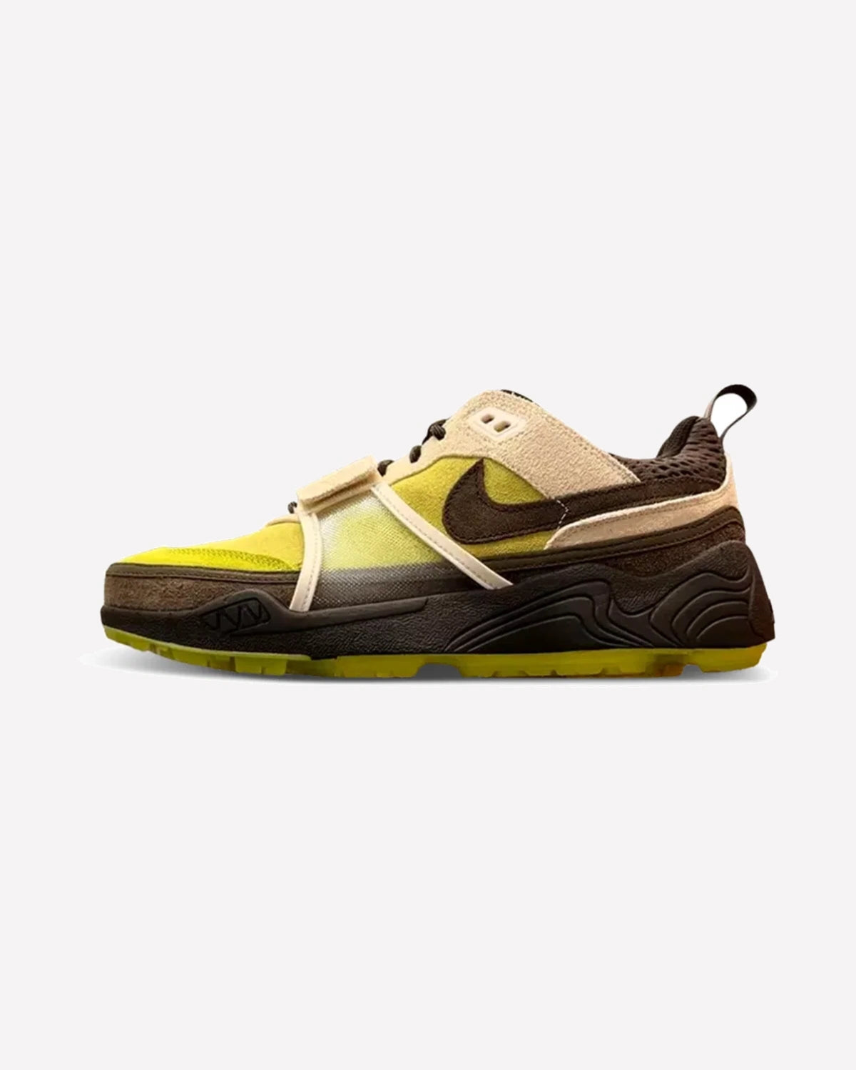 Nike Zoom Field Jaxx Travis Scott Limelight — vista lateral