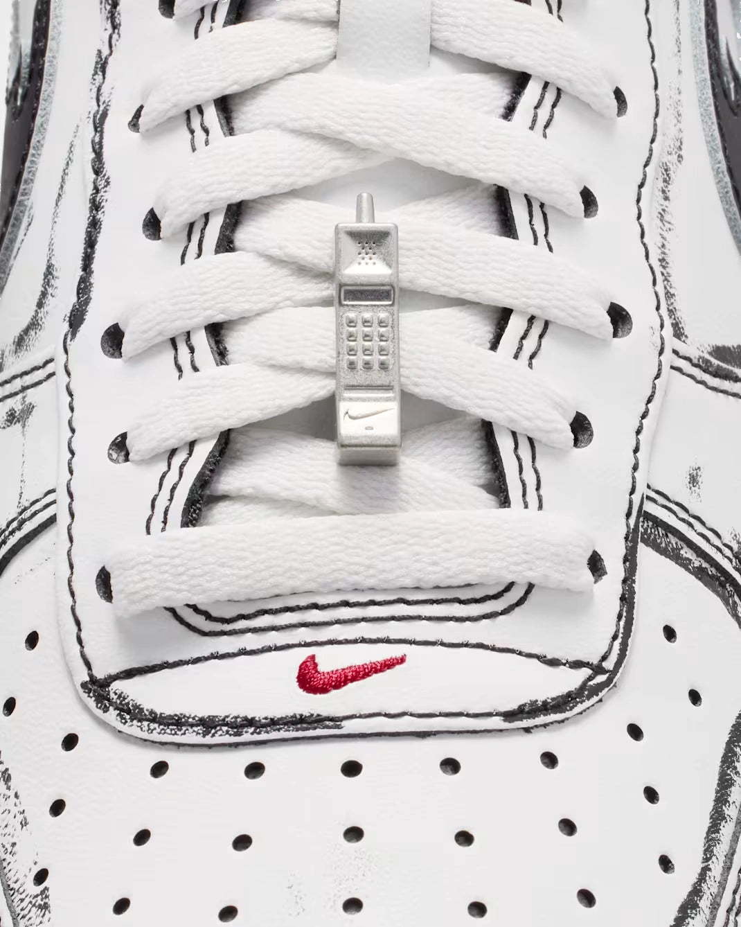 Nike Air Force 1 Low Scream Ghostface — par completo