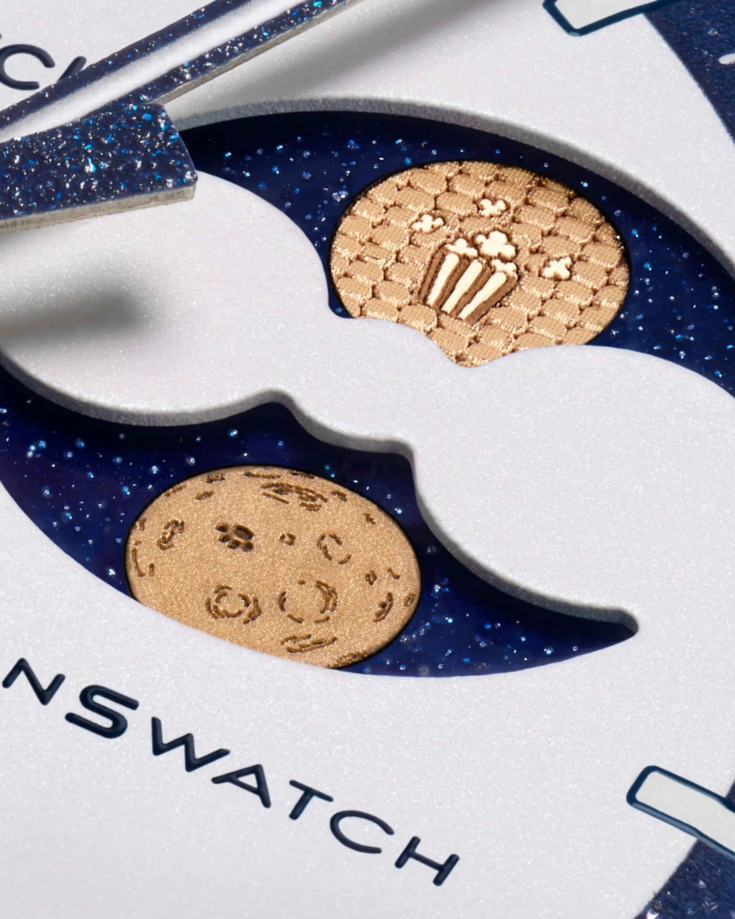 Swatch x Omega Bioceramic Moonswatch Mission To Earthphase Moonshine Snoopy Gold "Popcorn".