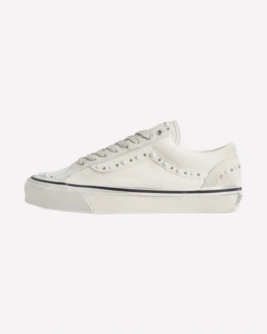 Vans LX Old Skool 36 Pearlized Pack Marshmallow White — vista lateral