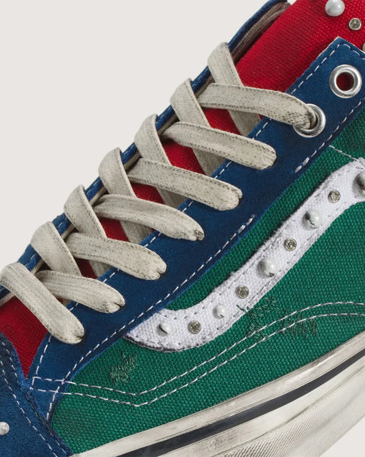 Vans LX Old Skool 36 Pearlized Pack Yacht Club — detalle del talón