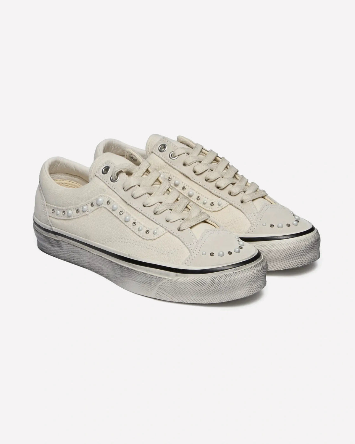Vans Old Skool 36 Pearlized Pack Marshmallow — detalle de puntera