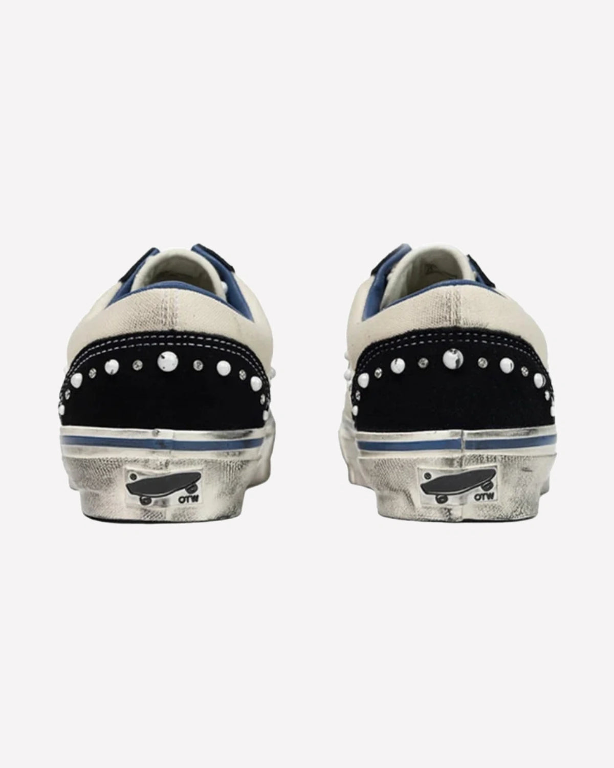 Vans Old Skool 36 Pearlized Pack Marshmallow White — detalle del talón