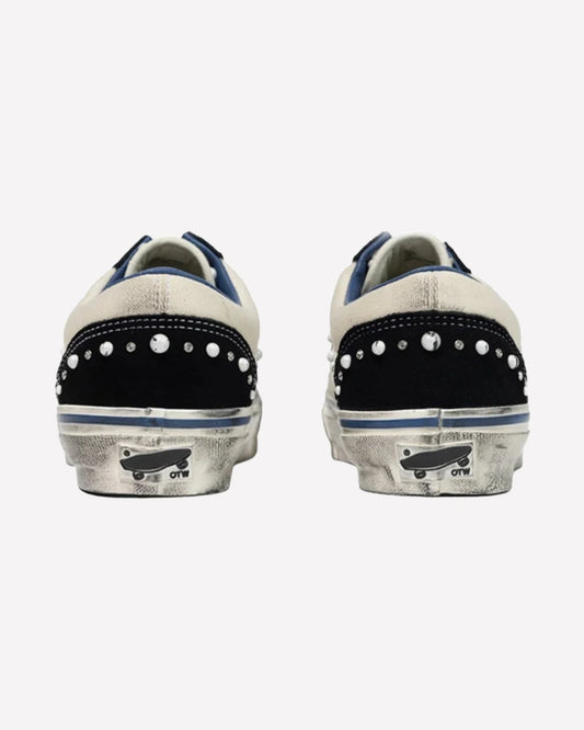 Vans Old Skool 36 Pearlized Pack Marshmallow White — detalle del talón