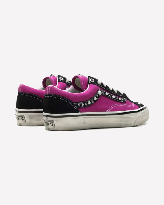 Vans OTW Old Skool 36 Pearlized Pack Pink Black — detalle del talón