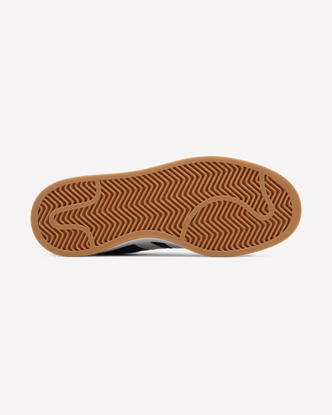 adidas Campus 00s Black White Gum — vista trasera del talón